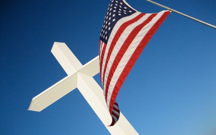 The Cross and the Flag
