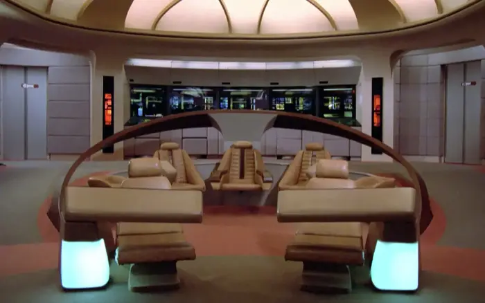 The bridge of the U.S.S. Enterprise (NCC-1701-D)
