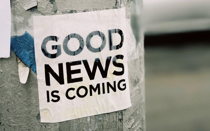 Good News Is Coming