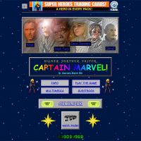 The Captain Marvel Website Is as '90s as a Website Can Be