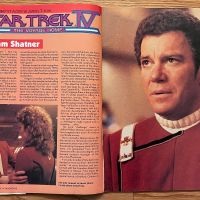 Star Trek IV: The Voyage Home Movie Magazine - William Shatner