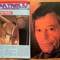 Star Trek IV: The Voyage Home Movie Magazine - DeForest Kelley