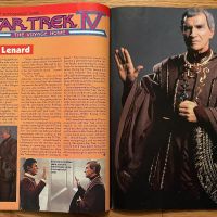Star Trek IV: The Voyage Home Movie Magazine - Mark Lenard, rocking some serious Vulcan bling