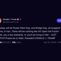 Trump's Easter Morning Message