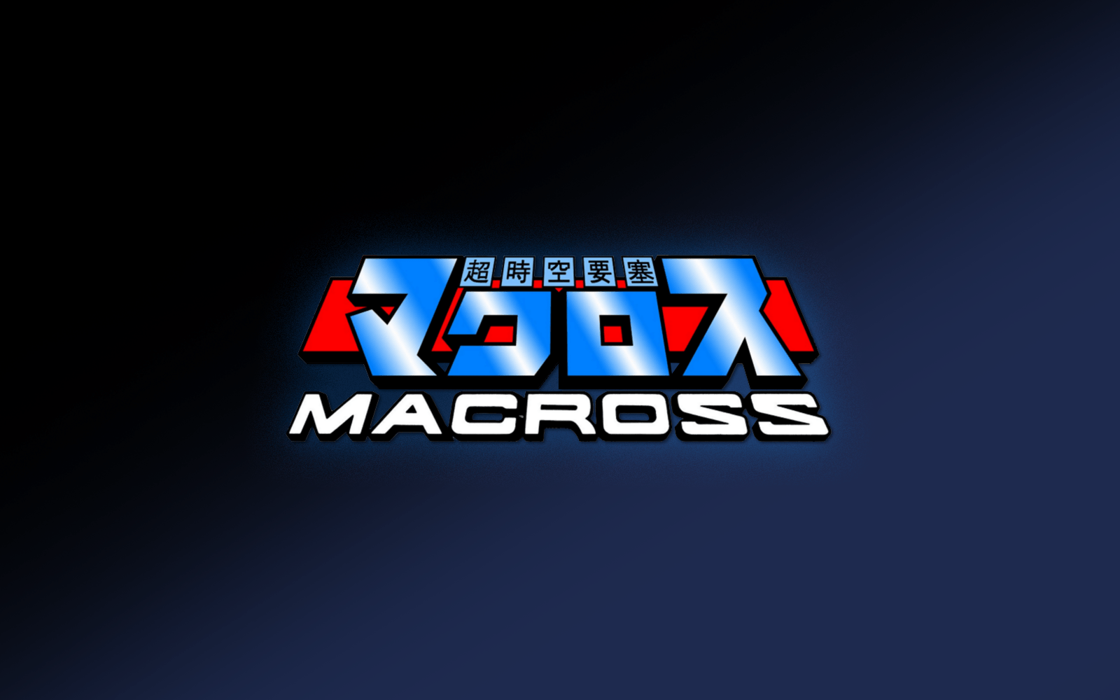Macross Logo on a gradient background