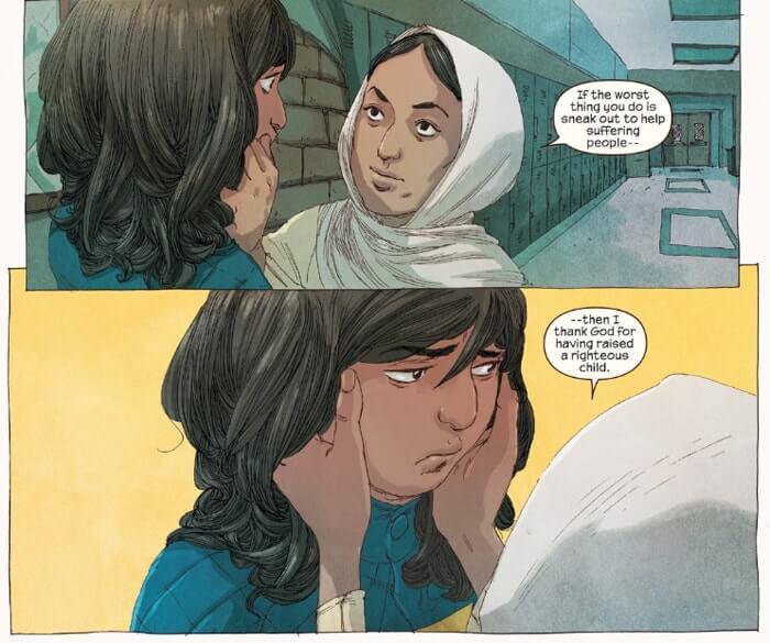 Ms. Marvel and Her Mother
