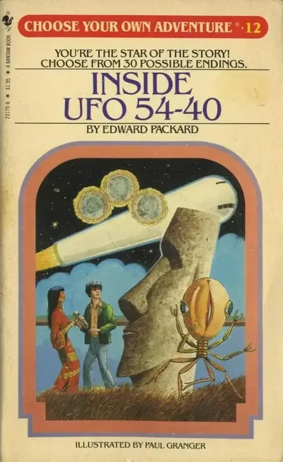 Inside UFO 54-40 by Edward Packard (Choose Your Own Adventure, #12)